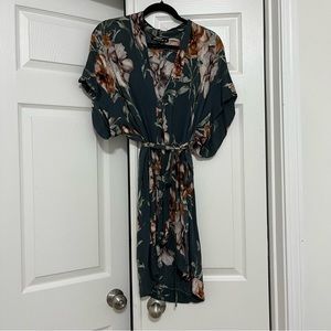 Kimono Dress with Self Tie